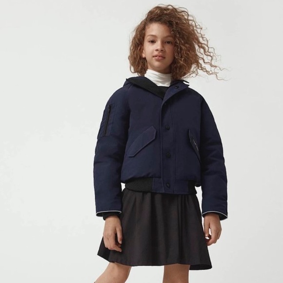 Canada Goose Youth Rundle Bomber Non-Fur Jacket XS - Picture 2 of 10